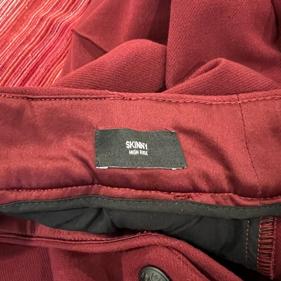 Express Dark Red Wine Pants 🍷 - Picture 4 of 10